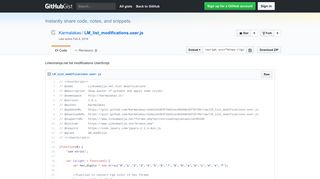 Linkomanija.net list modifications UserScript · GitHub