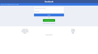 Log into Facebook | Facebook