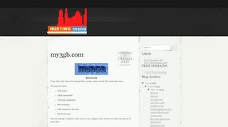 FREE WEB HOSTING AND DOMAINS: my3gb.com