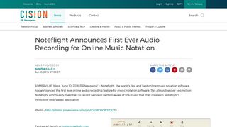 Noteflight Announces First Ever Audio Recording for Online Music ...