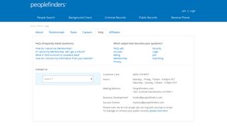 PeopleFinders Help Center - PeopleFinders Frequently Asked ...