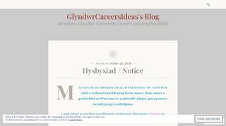 Wrexham Glyndwr University Careers and Employability ...
