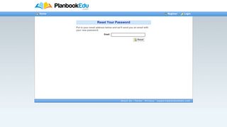 User > Password > PlanbookEdu.com
