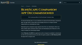 RS Companion - RuneScape