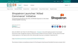 Shopatron Launches 