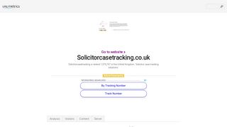 www.Solicitorcasetracking.co.uk - Solicitor case tracking solutions