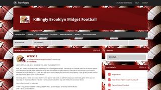 Logo Killingly Brooklyn Midget Football - TeamPages: Killingly ...