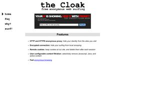 the-cloak home
