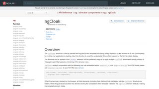 AngularJS: API: ngCloak