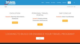 Login - Travel Incorporated