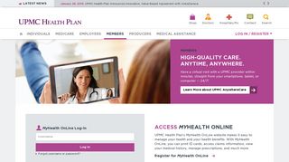 For Current Members: General Information | UPMC Health Plan