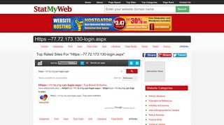 Https:--77.72.173.130-login.aspx | Top Rated Websites - Stat My Web