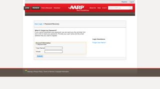 User Login AARP - AARP Action