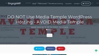 Media Temple Review - DO NOT Use Media Temple WordPress Hosting