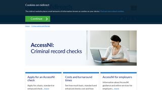 AccessNI criminal record checks | nidirect