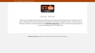 UTBox – Campus approved secure cloud storage