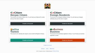 Create an account - eCitizen - Gateway to All Government Services