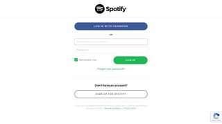 Login - Spotify Accounts