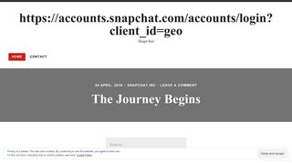 https://accounts.snapchat.com/accounts/login?client_id=geo – Snapchat