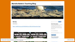 Survey | Mariella Baldo's Teaching Blog
