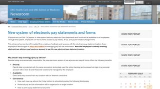 New system of electronic pay statements and forms — News Room ...