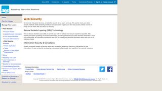 American Education Services - Web Security