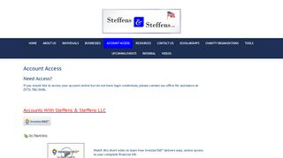 Account Access - Steffens & Steffens, LLC