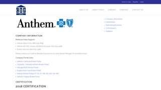 Anthem - custom benefit plans