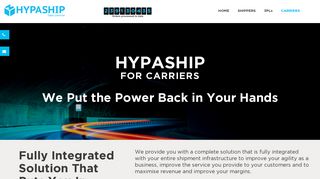 Carriers : HypaShip Delivery Management