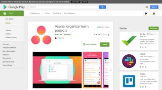 Asana: organize team projects - Apps on Google Play