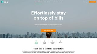 Mint Bills: Bill Reminders, Bill Tracking