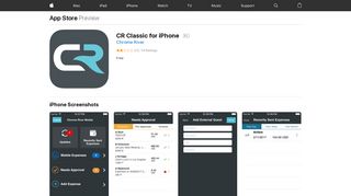 CR Classic for iPhone on the App Store - iTunes - Apple