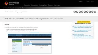 Add a custom field in Cvent and extract data using Informatica Cloud ...
