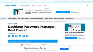 Dashlane Password Manager Review: Best Than LastPass; More ...