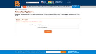Indian Visa | India Visa Application | Retrieve Your Application - CKGS