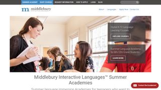 Middlebury Interactive Languages™ Summer Academies | Middlebury ...