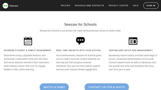 Seesaw for Schools - Schools and Districts