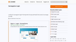 Surveygizmo Login