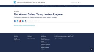 YALI - The Women Deliver Young Leaders Program ..