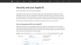 Security and your Apple ID - Apple Support