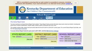 School Report Card - Kentucky Department of Education