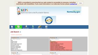 KEPS Job Search - Kentucky Department of Education