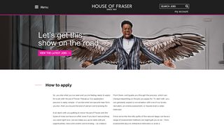 How To Apply | House of Fraser Careers