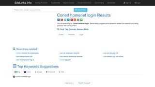 Coned homenet login Results For Websites Listing - SiteLinks.Info