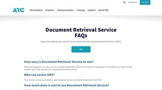 Document Retrieval Service FAQs - Airlines Reporting Corporation