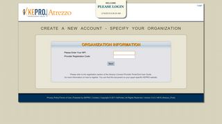 Register - KEPRO Atrezzo Provider Portal