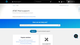 AT&T Mail support for Email customers - AT&T