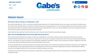 PRIVACY POLICY | mygabes