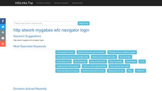 http atwork mygabes wfc navigator login Search - InfoLinks.Top