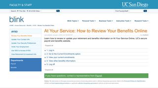 At Your Service: How to Review Your Benefits Online - Blink